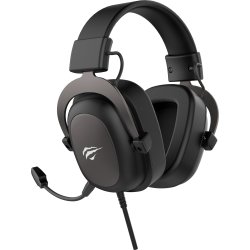 Havit H2002U Gaming Headset, sort/metalgrå