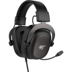 Havit H2002U Gaming Headset, sort/metalgrå
