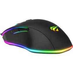 Havit MS837 RGB gaming mus, sort