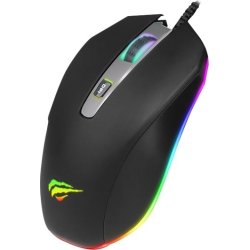 Havit MS837 RGB gaming mus, sort
