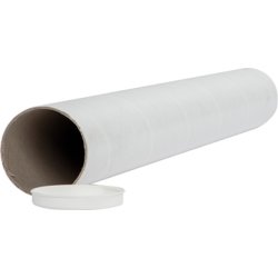 Papprör med lock, Ø70x2,0x650 mm