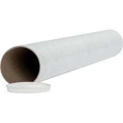 Papprör med lock, Ø80x2,0x750 mm