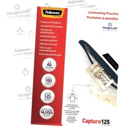 Lamineringsfickor Fellowes A5 125 micron