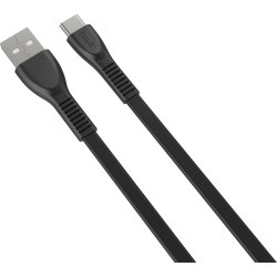 Havit HV-H612 USB-kabel Type C, 1,8 meter, sort