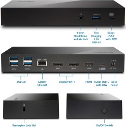 Kensington SD4800P USB-C/USB 3.1 dockingstation