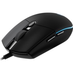 Logitech G203 Prodigy Gaming mus, sort