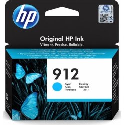 Bläckpatron HP nr 912/3YL77AE#BGX Cyan, 315 sidor