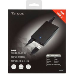 Targus AC kompakt opladeradapter til pc, 90W