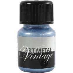 Specialfärg Art Metal, 30 ml, pärlblå