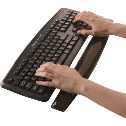 Fellowes gel håndledsstøtte til tastaturet, sort