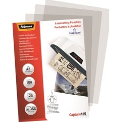 Lamineringsfickor Fellowes Capture 125 micron A3