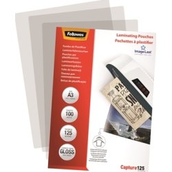 Lamineringsfickor Fellowes Capture 125 micron A3