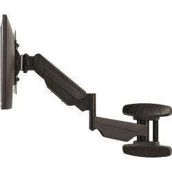 Fellowes arm-väggfäste, svart