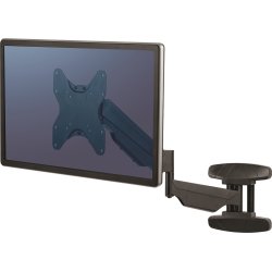 Fellowes arm-väggfäste, svart