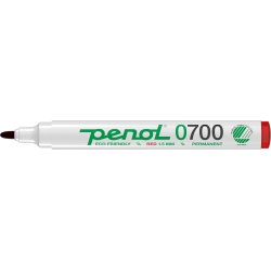 Permanent märkpenna Penol 0700 Röd