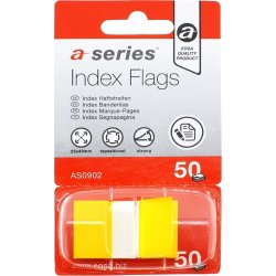 Indexflikar a-series 12x44 mm Gul