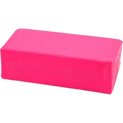 Soft Clay Modellervoks, 500 g, neon pink