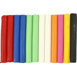Modellera Soft Clay 8x500g Blandade Färger