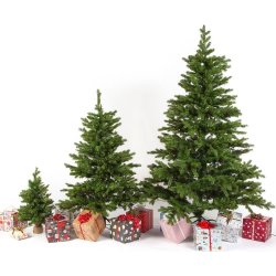 Julgran LUX inkl. LED-lampor - 210 cm | Grön