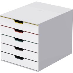 Durable Varicolor Mix Skuffekabinet m. 5 skuffer