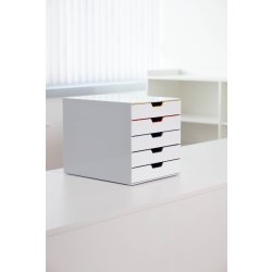Durable Varicolor Mix Skuffekabinet m. 5 skuffer