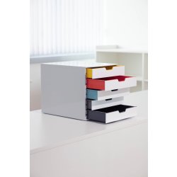 Durable Varicolor Mix Skuffekabinet m. 5 skuffer