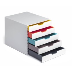 Durable Varicolor Mix Skuffekabinet m. 5 skuffer