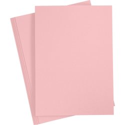 Kartong Happy Moments A4 220 g 10 ark Rosa