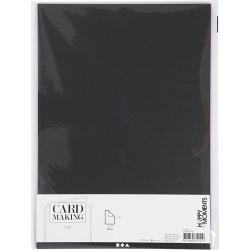 Kartong Happy Moments A4 220 g 10 ark Svart