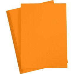 Paper Concept Karton, A4, 180g, 20 ark, mandarin