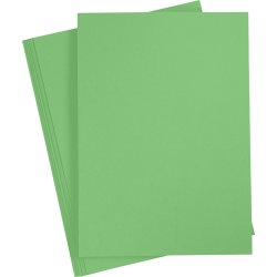 Paper Concept Karton, A4, 180g, 20 ark, græsgrøn