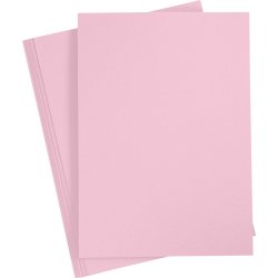 Paper Concept Karton, A4, 180g, 20 ark, syrenrosa