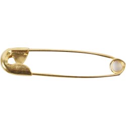 Säkerhetsnålar 22 mm Guld 500 st