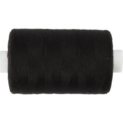 Sytråd Polyester 1000 m Svart