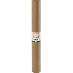 Läderpapper 350g/m² 50x100 cm mörkbrun