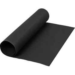 Läderpapper 350g/m² 50x100 cm svart
