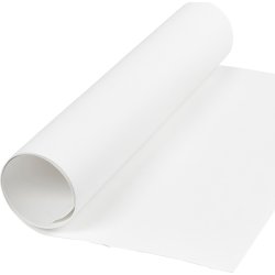 Läderpapper 350g/m² 50x100 cm vit