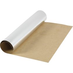 Läderpapper 350g/m² 49x100 cm silver