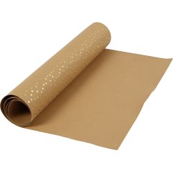 Läderpapper med guldprickar 350g/m² 50x100 cm
