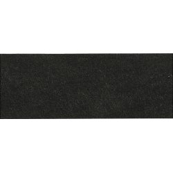 Flettestrimler i læderpapir, 15mm x 9,5m, sort