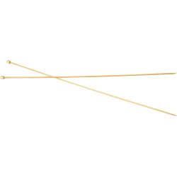 Sticknålar nr 2.5, L: 35 cm, bambu