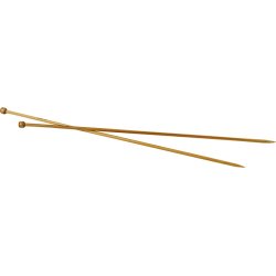 Sticknålar nr 4.5 L 35 cm, bambu