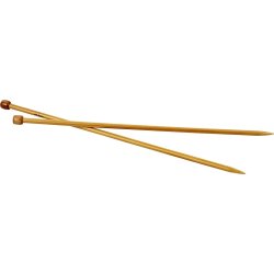 Sticknålar nr 7 L 35 cm, bambu