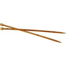 Sticknålar nr 8 L 35 cm, bambu