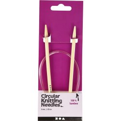 Rundstickor 6 L 60 cm, bambu