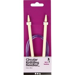 Rundstickor 8 L 80 cm, bambu