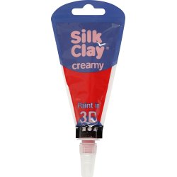 Modellera Silk Clay Creamy 35 ml röd
