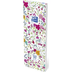 Oxford Floral Shopping Notesblok, linjeret