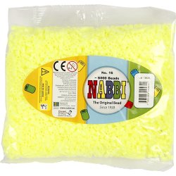 Nabbi Rørperler, 6000 stk, gul pastel (16)