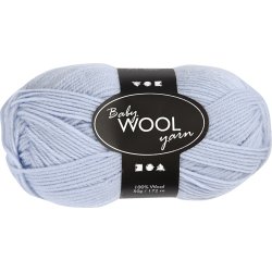 Babygarn 14/4 50g ljusblått